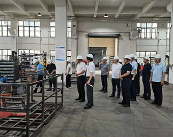 南通九華鎮重點企業來眾旺金屬制品有限公司參觀學習